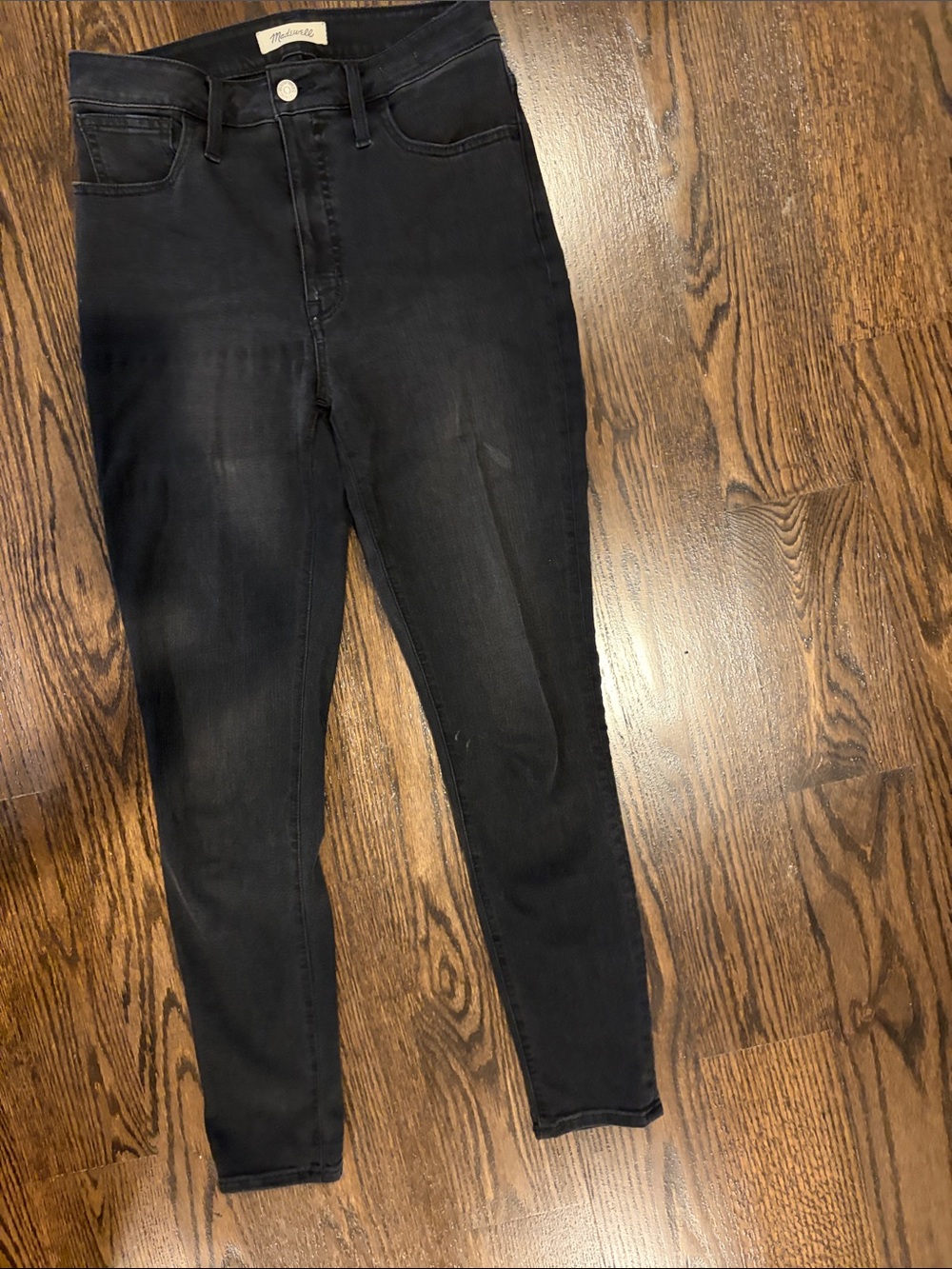Madewell Black Curvy Roadtripper Jeans